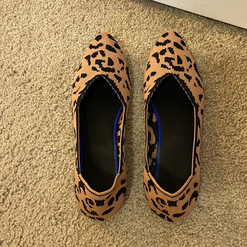 Cheetah print flats